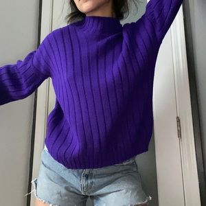NEON PURPLE SWEATER
